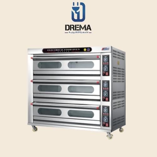 فرن بيتزا 3 دور 9 صواني كهرباء صيني AK.UNITED