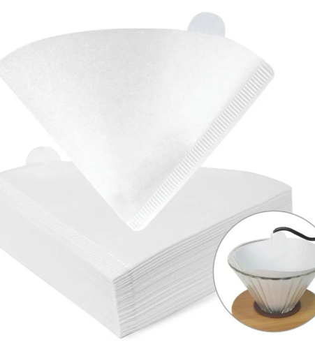 فلاتر قهوة v60 -ابيض-60قطعة-مقاس02