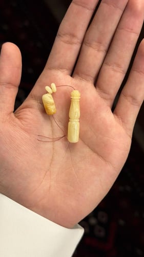 مسباح كهرمان حجر واحد
