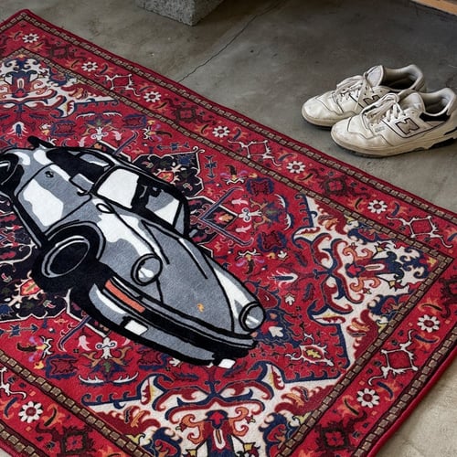 سجادة بتطريز إيراني ـ بورشة 911