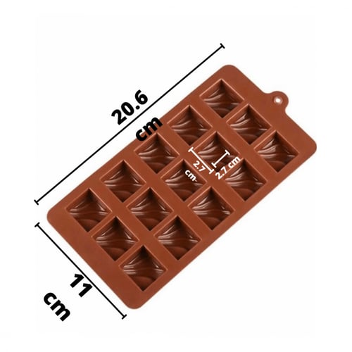 قالب سيليكون مربع للشكولاه / قوالب سليكون شكولاته...