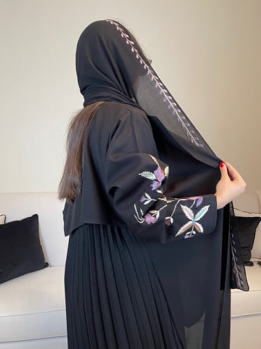 قماش كتان اسود