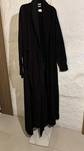 عباية شال الصوف(بنفسجي غامق جداً)