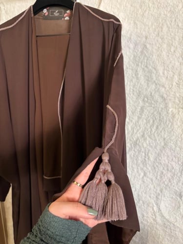 عباية موج هش هش بني