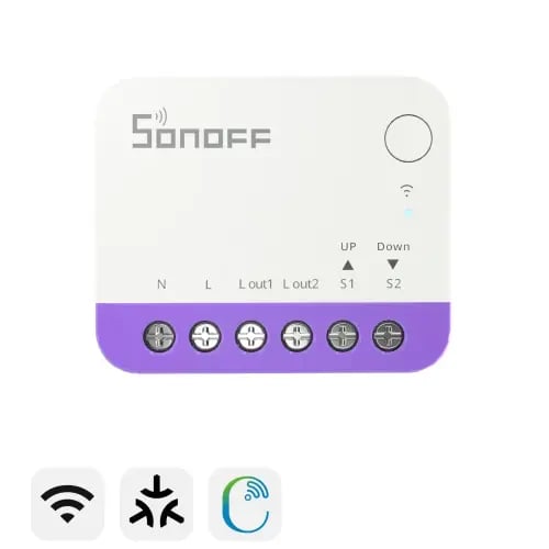 وحدة تحكم ذكية سونوف للستائر الكهربائية (Wi-Fi، متوافقة مع Matter) – عبوة قطعتين