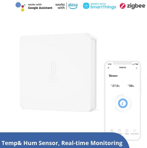مستشعر درجة الحرارة والرطوبة SNZB-02
