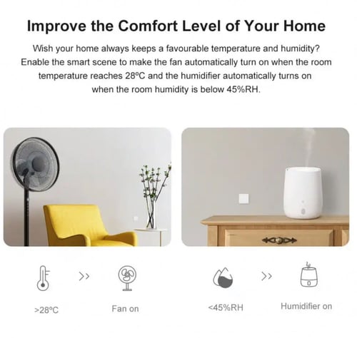 مستشعر درجة الحرارة والرطوبة SNZB-02