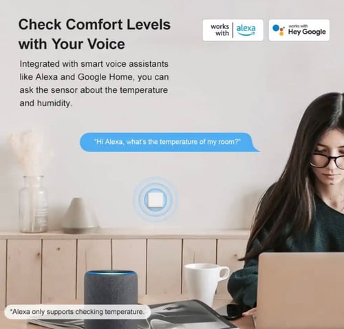 مستشعر درجة الحرارة والرطوبة SNZB-02