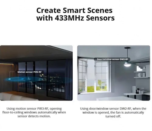 محول يدعم الواي فاي Zigbee RF BridgeR2 433 Smart H...