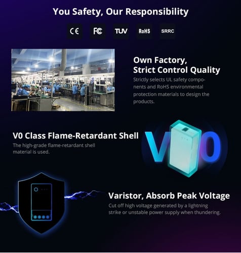 مفتاح مراقبة درجة الحرارة والرطوبة الذكي