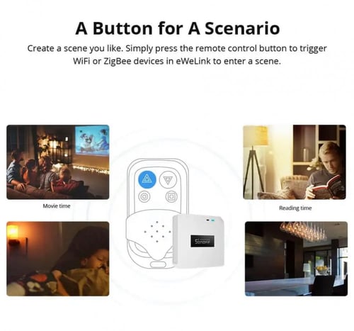 محول يدعم الواي فاي Zigbee RF BridgeR2 433 Smart H...