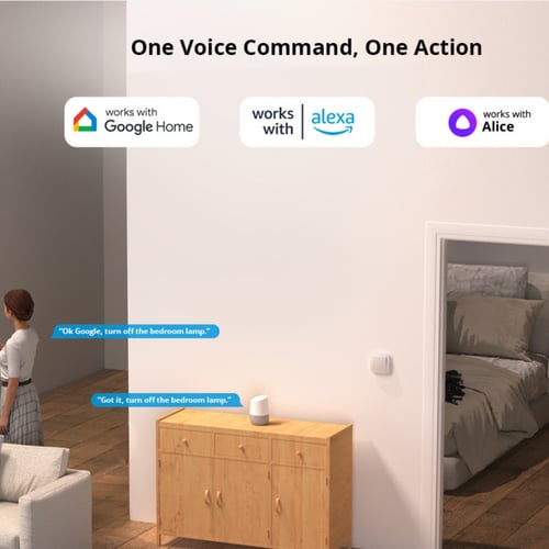 مفتاح اضاءة ذكي صغير Zigbee - ZBMINIL2