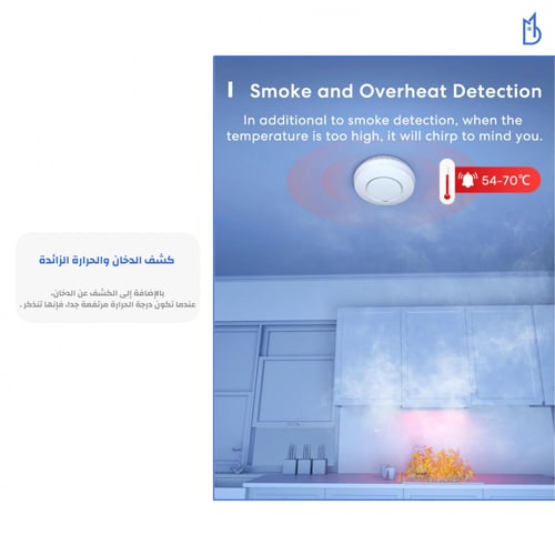 طقم إنذار الدخان الذكي مع محور (الاتحاد الأوروبي)...