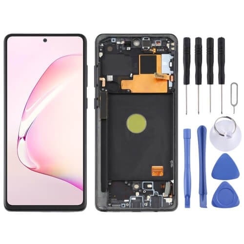 شاشة AMOLED كاملة جالكسي نوت 10 لايت Samsung Galax...