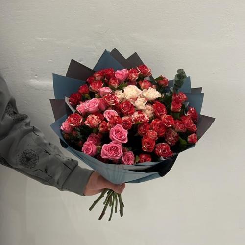 باقة ورد طبيعي_ بيبي جوري احمر