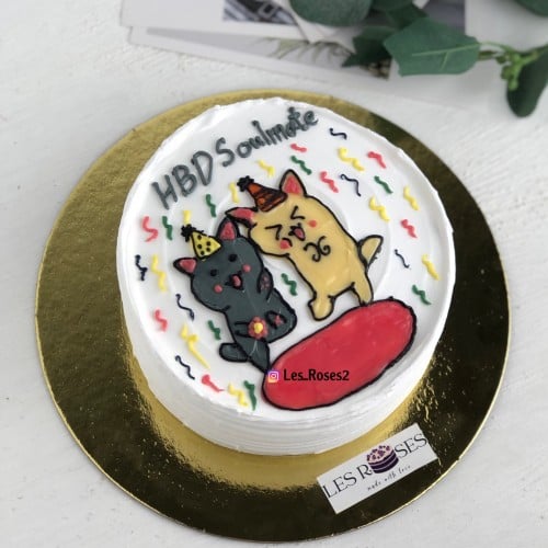 كيك كوري (حجم 6 انش )