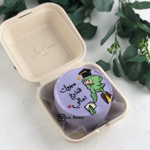 كيك كوري تخرج شفيق2025 (4انش)