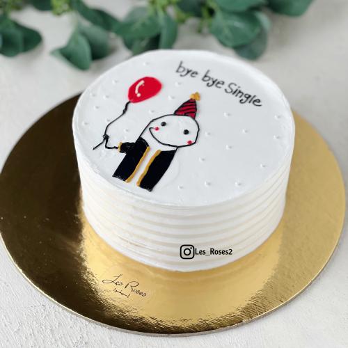 كيك كوري (حجم 6 انش )