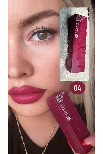 RS Ronassi Cosmetics أحمر شفاه من Ruji Beauty Soft Velvet Matte Ink