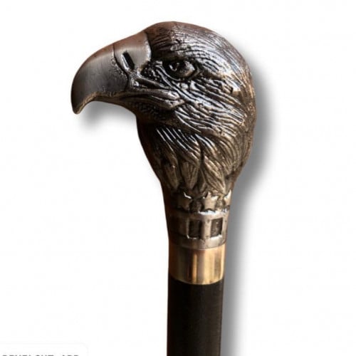 عكاز فضي راس النسر