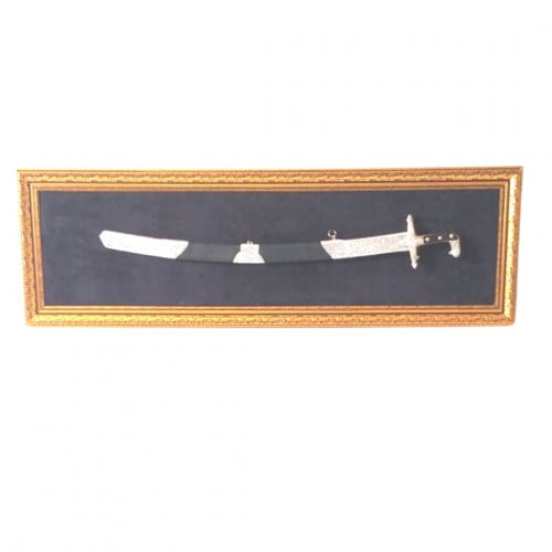 سيف لوحة اسود مع فضي