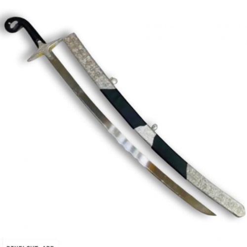 سيف اسود مع فضي رجالي