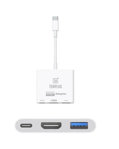 وصلة تن بلس TEN PLUS TYPE-C TO TYPE-C + HDMI + USB...