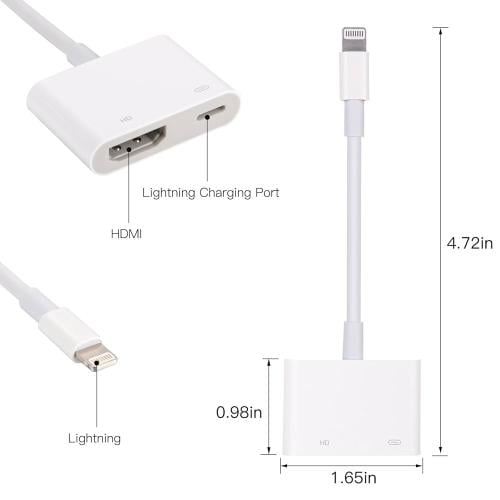 وصلة ايفون الى منفذ TEN PLUS USB-C +HDMI