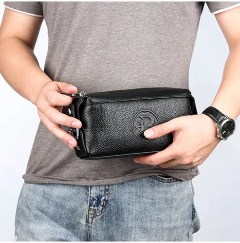 شنطة يد رجالي جلد