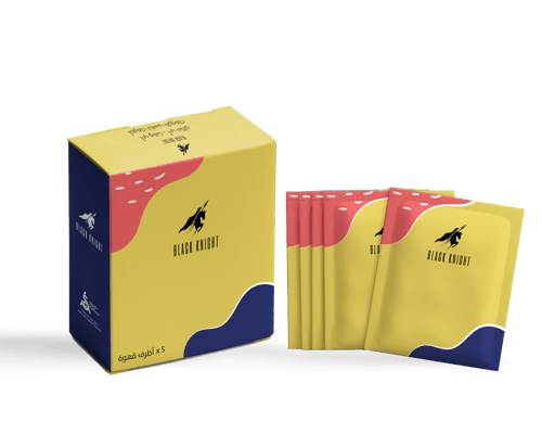 الفارس الاسود - أظرف قهوة - كولومبيا فييلا 5pcs