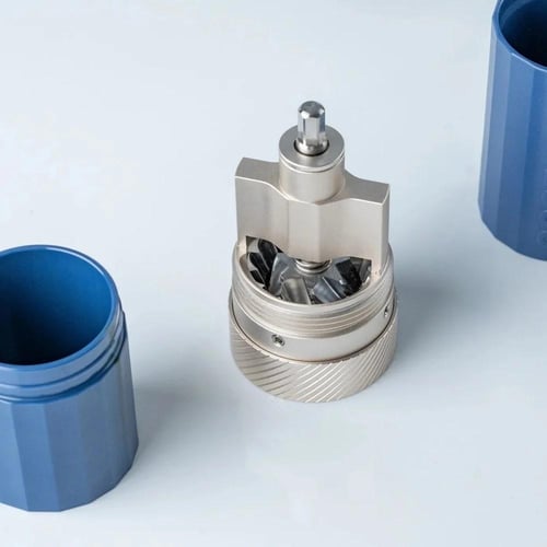 طاحونة 1Zpresso Q Air اليدوية ازرق