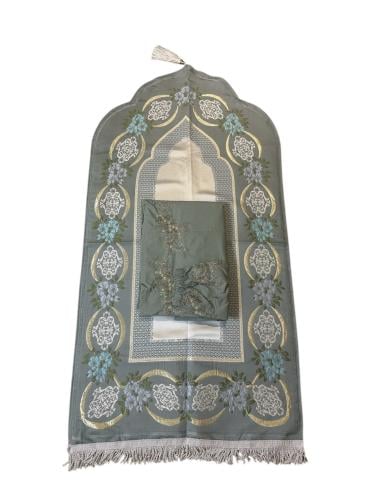 طقم صلاة مطرز - زيتي مرد