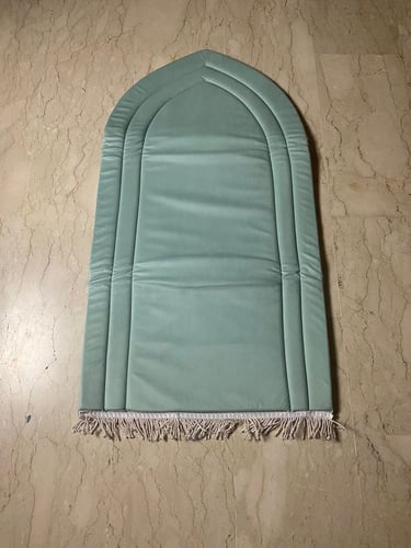 سجادة صلاة اسفنجية - لون اخضر