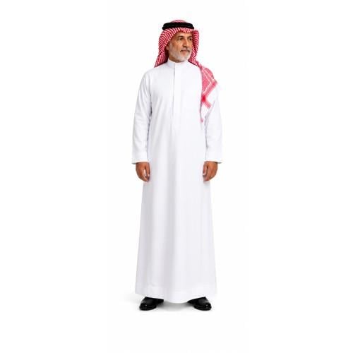 ثوب قلاب سادة سحاب سعودي