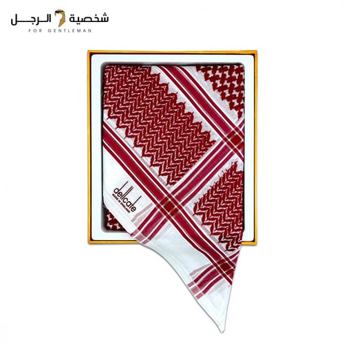 شماغ ديليكات A23 احمر دم الغزال