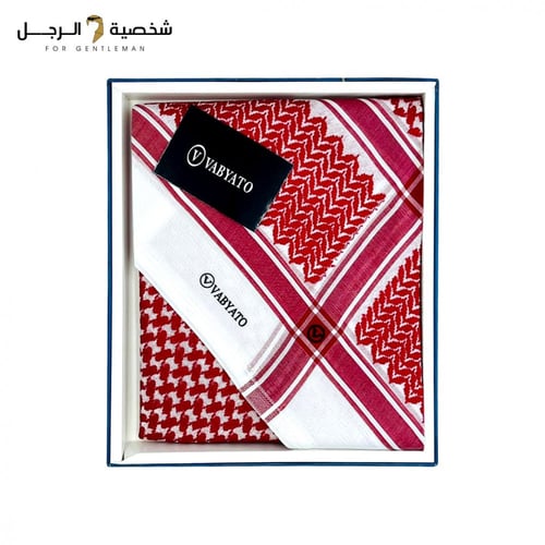 شماغ فابياتو كلاسيك 23 احمر دم الغزال