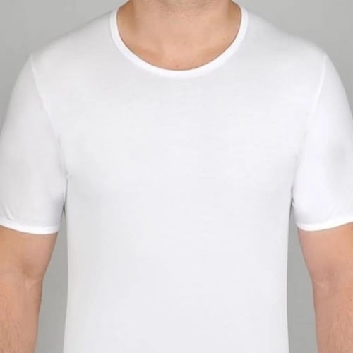 فانيلة رجالي نصف كم دائري دروش