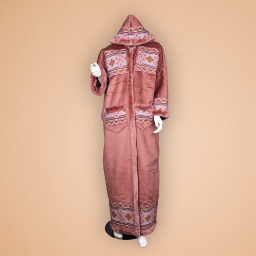 فروة نسائي سدو مطرز | فروة شتوية فاخرة تراثية