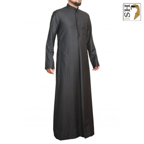 دشداشة كويتي شتوي (زرار) | خامة دافئة وتصميم أنيق