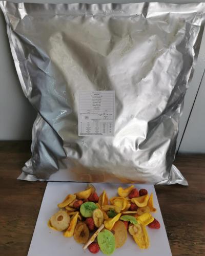 سناك فواكه طبيعيه مملحه مجففه ومقليه 3 كيلو جرام