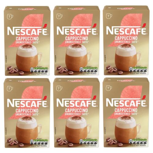 كبتشينو نسكافيه قولد غير محلى اظرف 14.2.جرام*7اظرف...