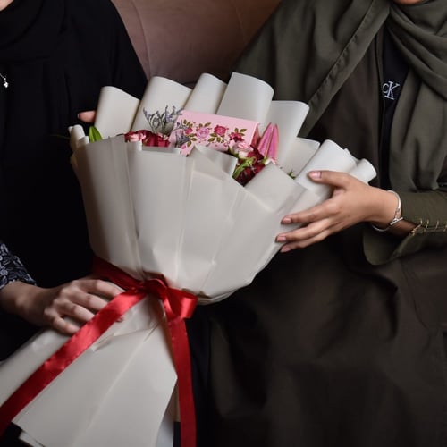 بوكيه مشاعر الحب