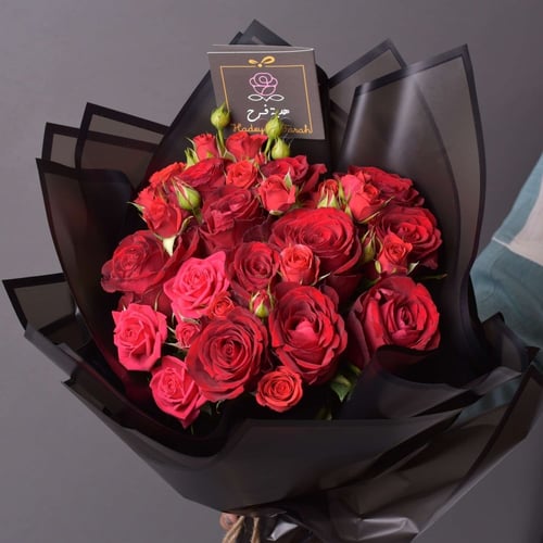 بوكيه روز & بيبي روز أحمر