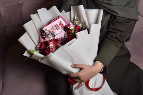 بوكيه مشاعر الحب