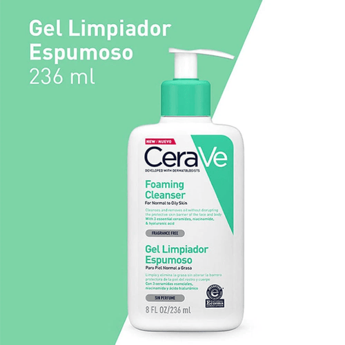 سيرافي غسول منظف للوجه للبشرة الدهنية الى العادية...