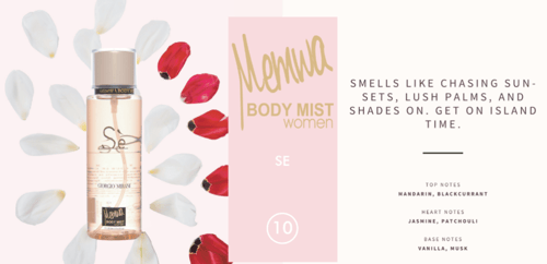 معطر جسم من ميموا -سى 250مل