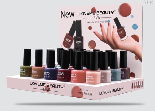 طلاء اظافر (مناكير) 24 لون الجديد من لافمي بيوتي