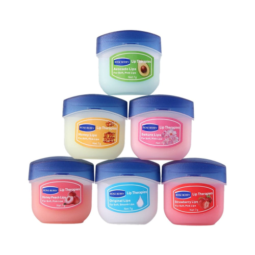مجموعة بلسم ماسك مرطب شفاه من روز بيري