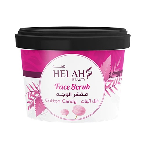 سكراب مقشر للوجه بغزل البنات 400 مل من هيلة بيوتي