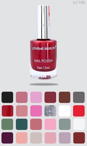 طلاء اظافر (مناكير) 24 لون الجديد من لافمي بيوتي